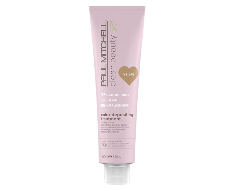 Paul Mitchell Hair toning mask Clean Beauty Vanilla (Color Depositing Treatment) 150 ml 150ml Moterims