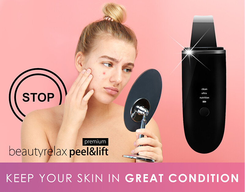 BeautyRelax Ultrasonic spatula Peel & Lift Premium BR-1540 kosmetinis prietaisas