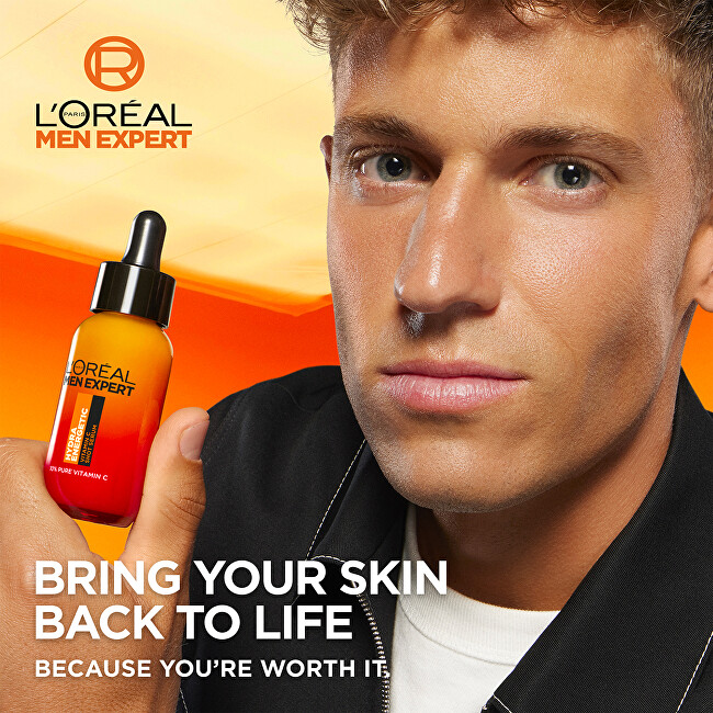 L&acute;Or&eacute;al Paris Serum against signs of skin fatigue Men Expert Hydra Energetic (Vitamin C Shot Serum) 30 ml 30ml Vyrams