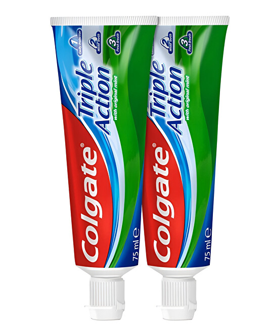 Colgate Triple Action Toothpaste 2 x 75 ml 75ml Unisex