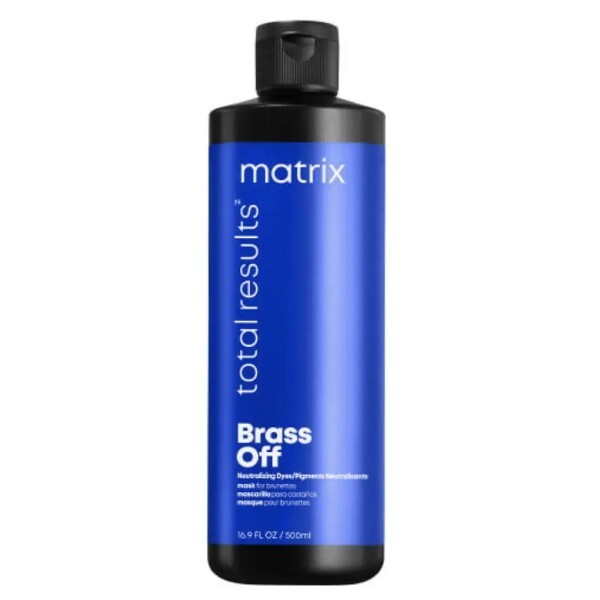 Matrix Hair mask neutralizing yellow and brass tones Brass Off (Neutralizing Mask) 500 ml 500ml Moterims