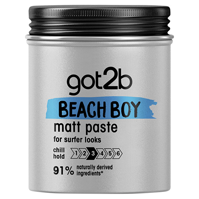 got2b Matte hair paste Beach Boy Surfer Look Matt Paste Plaukų formavimo priemonė Unisex