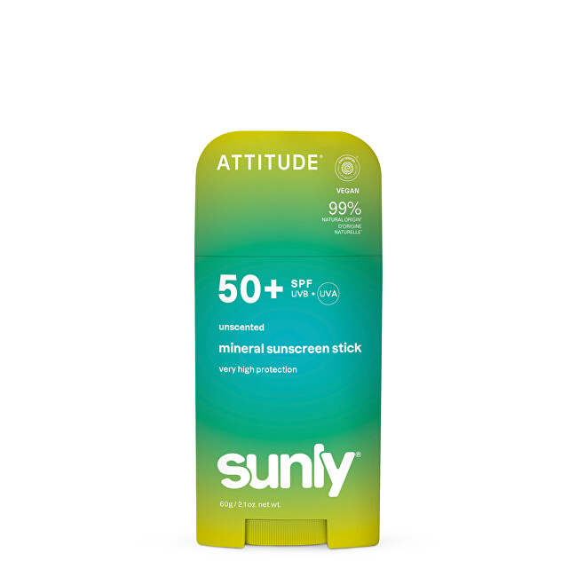 Attitude Mineral sunscreen stick SPF 50 Sunly Stick 60 g Unisex