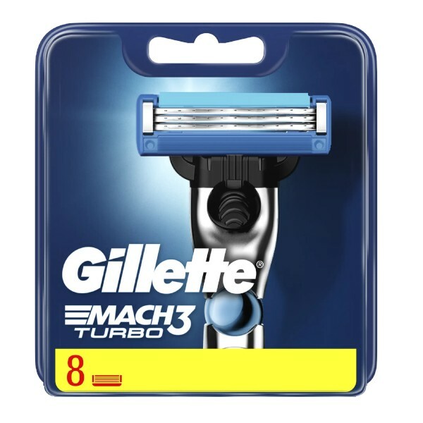 Gillette Replacement heads Gillette Mach3 Turbo 8pcs Vyrams