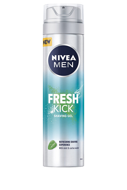 Nivea Fresh Kick (Shaving Gel) 200 ml 200ml priemonė skutimuisi