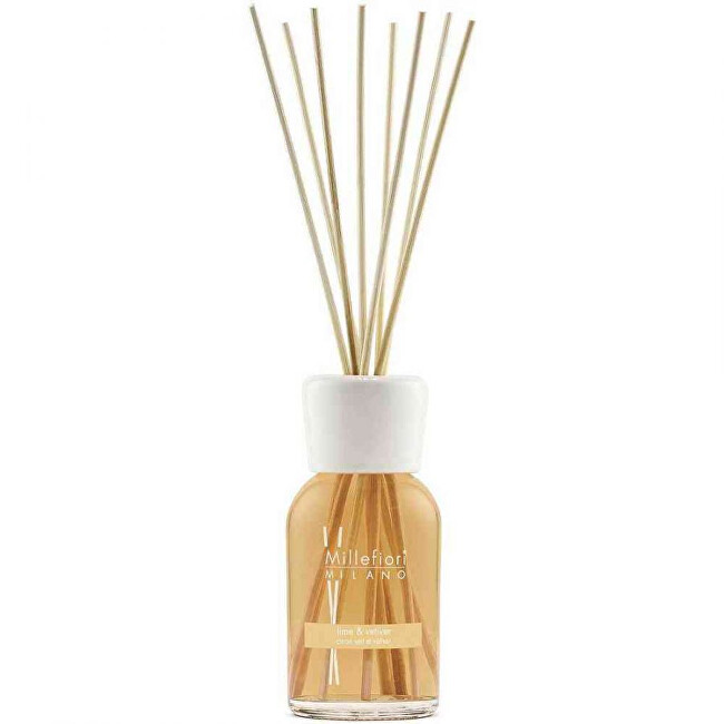 Millefiori Milano Aroma diffuser Natura l Lime and Vetiver 250 ml 250ml Kvapų difuzorius ir pur&scaron;kiklis