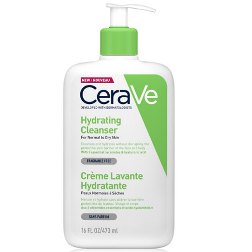 CeraVe (Hydrating Cleanser) Cleansing Emulsion (Hydrating Cleanser) 236ml makiažo valiklis