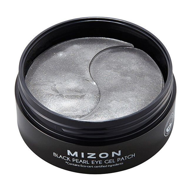 Mizon Premium eye hydrogel mask with black pearl and diamond for wrinkles and dark circles Black Pearl (Ey Moterims