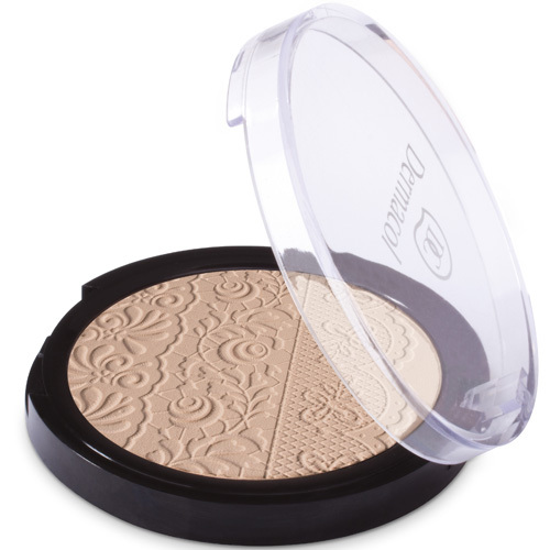 Dermacol Compact powder with lace relief 8 g no. 1 sausa pudra