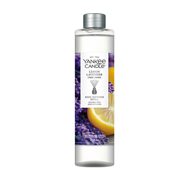 Yankee Candle Signature Lemon Lavender aroma diffuser refill Lazdelės namų kvapui Unisex