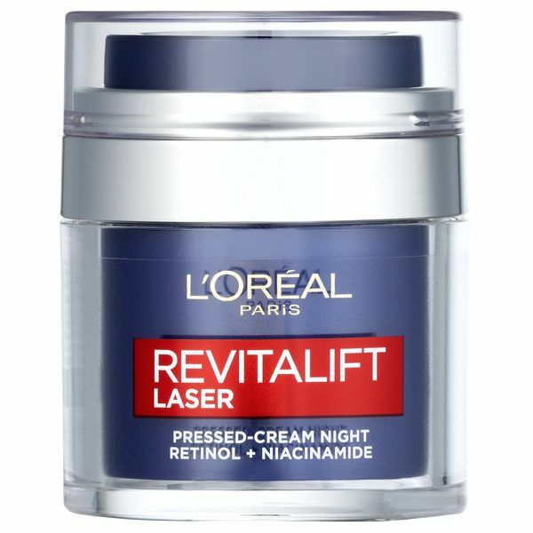 L´Oréal Paris Night cream with retinol for wrinkle reduction Revita lift Laser Pressed Cream Night 50 ml 50ml Moterims