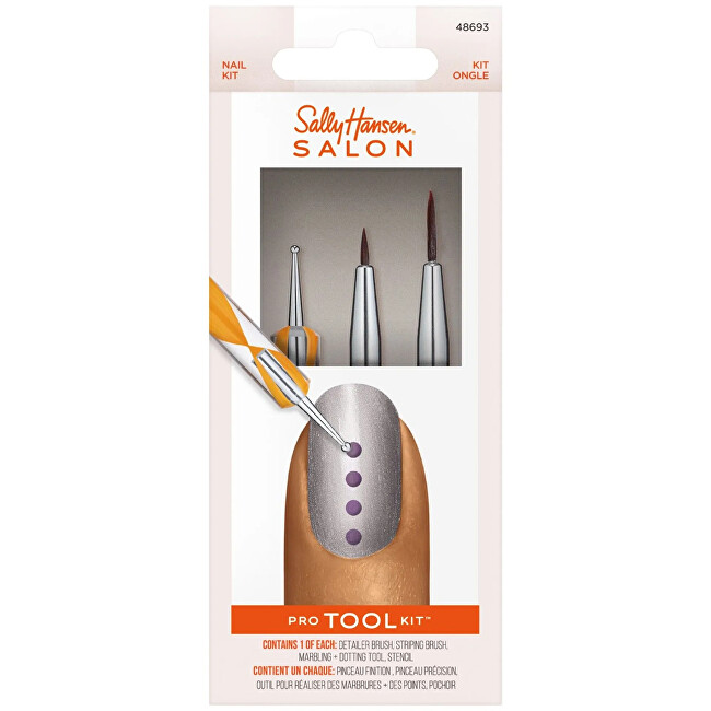 Sally Hansen Nail Applicator Set Pro Tool Kit nagų lakas