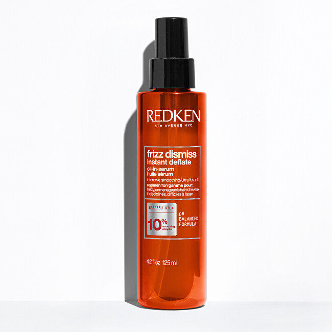 Redken Hair- Frizz Dismiss Instant Deflate (Oil-in-Serum) 125ml nenuplaunama plaukų priežiūros priemonė