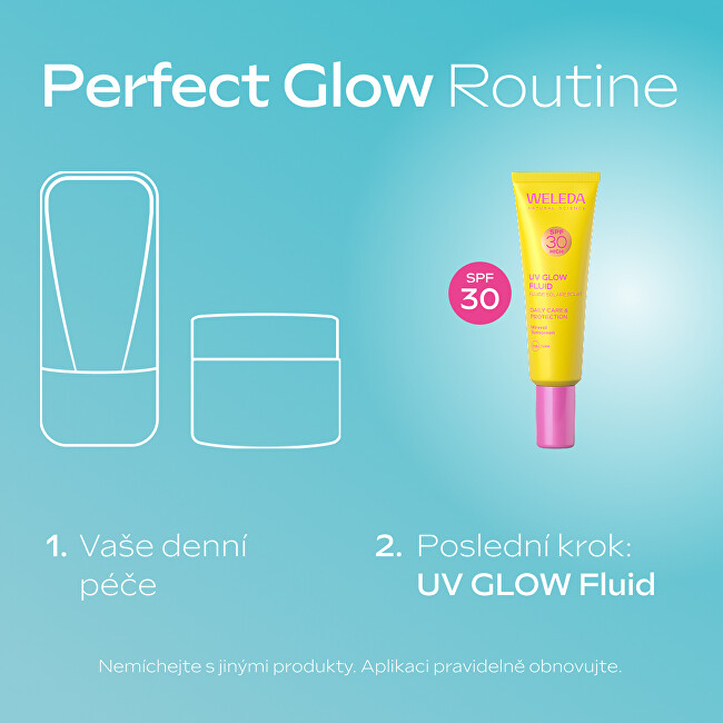 Weleda Protective fluid SPF 30 UV Glow Fluid 30 ml 30ml Moterims