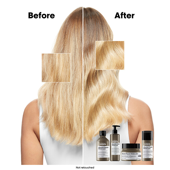 L&acute;Or&eacute;al Professionnel Mask for damaged hair Absolute Repair Molecular (Professional Mask) 250ml atstatomoji plaukų priežiūros priemonė