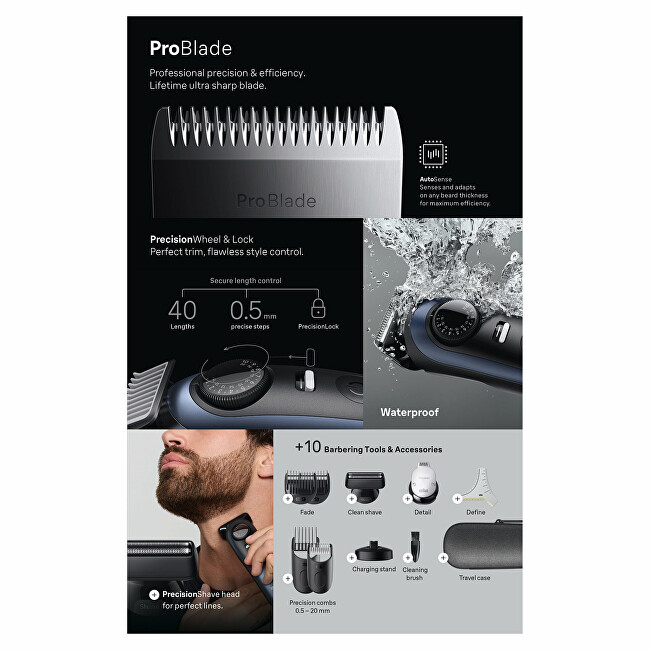 Braun Series 7 BT7540 Blue Beard Trimmer Vyrams