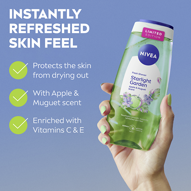 Nivea Galaxy Garden Shower Gel 250 ml 250ml Moterims