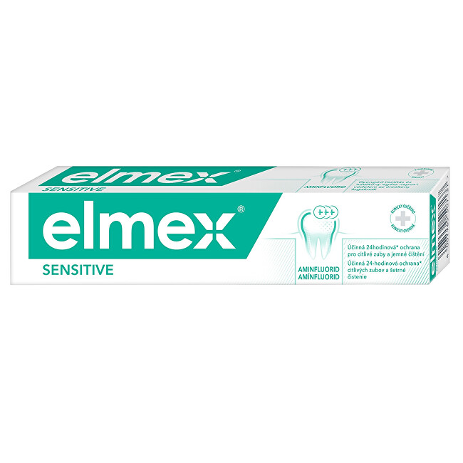 Elmex Toothpaste for sensitive teeth Sensitive 75 ml 75ml Dantų emalį stiprinanti priemonė