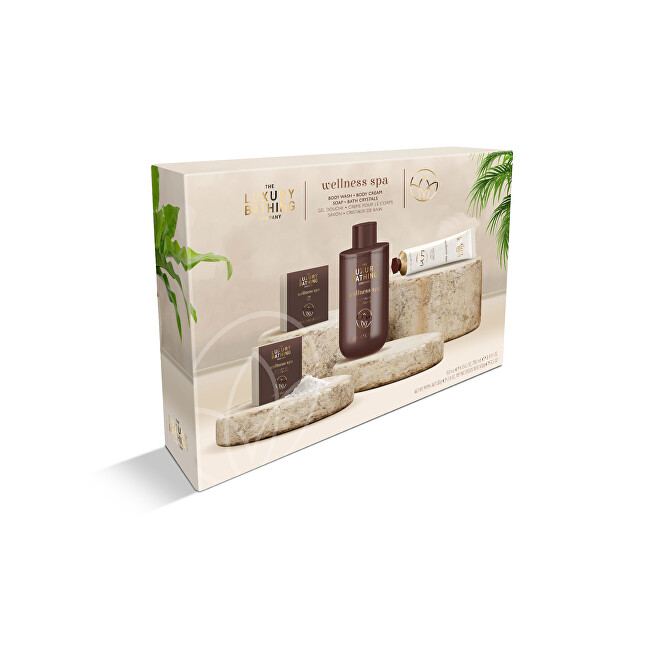 Grace Cole Wellness Spa body care gift box 4 pcs Vonios ir du&scaron;o priemonė Moterims