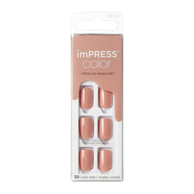 Kiss Self-adhesive nails imPRESS Color Sandbox 30 pcs priemonė nagams