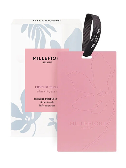 Millefiori Milano Scented card Fiori Di Perla Scented Cards 3 pcs namų kvapas Millefiori Milano Scented card Fiori Di Perla Scented Cards 3 pcs namų kvapas