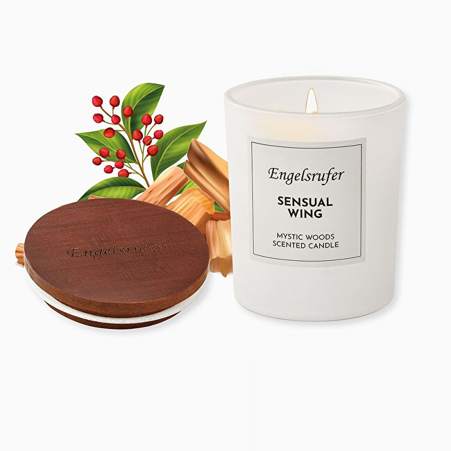 Engelsrufer Vonn&aacute; sv&iacute;čka 35h s ocelov&yacute;m n&aacute;hrdeln&iacute;kem Andělsk&eacute; kř&iacute;dlo ERJC-LILWING kvepianti žvakė