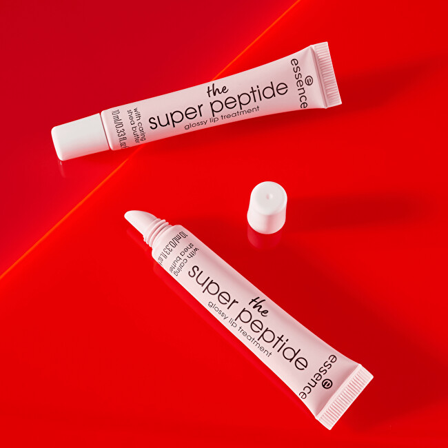 Essence Lip Care Super Peptide (Glossy Lip Treatment) 10 ml 04 Coralized! lūpų blizgesys