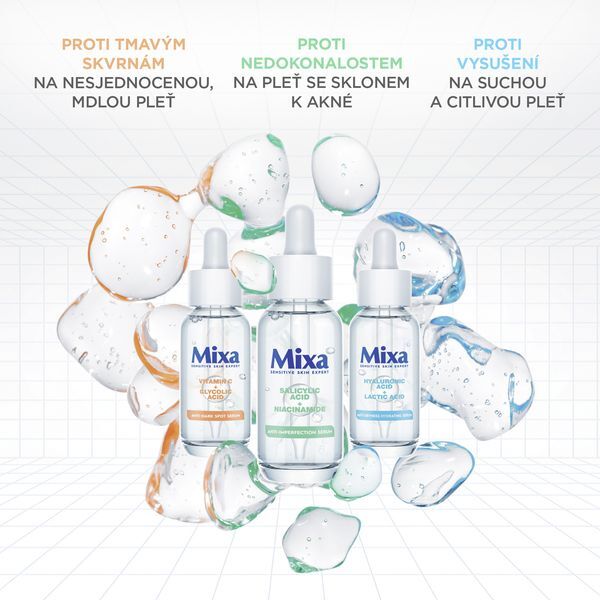 Mixa Serum with vitamin C against pigment spots (Anti-Dark Spot Serum) 30 ml 30ml vietinės priežiūros priemonė