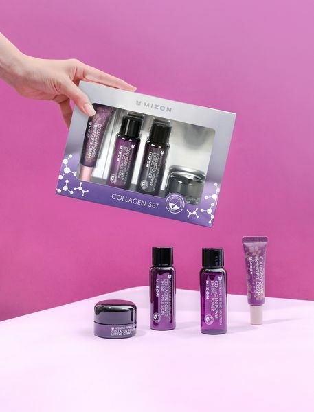 Mizon Collagen set gift set vietinės priežiūros priemonė
