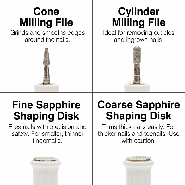 Rio-Beauty Precision Pro Electric Nail File Manikiūro priemonė