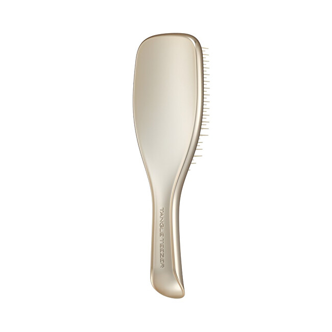 Tangle Teezer Hair brush Ultimate Detangler Straight & Curly Chrome Neo Gold plaukų &scaron;epetys