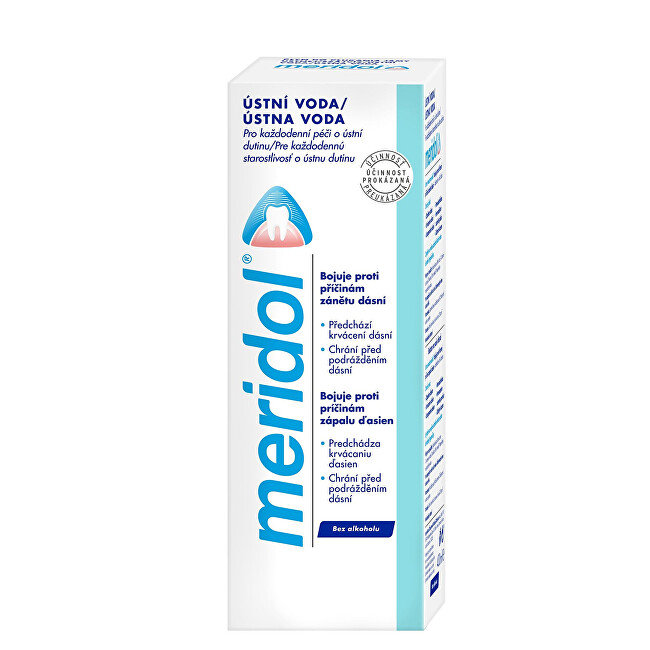 Meridol Mouthwash for healthy gums and fresh breath 400 ml 400ml Unisex