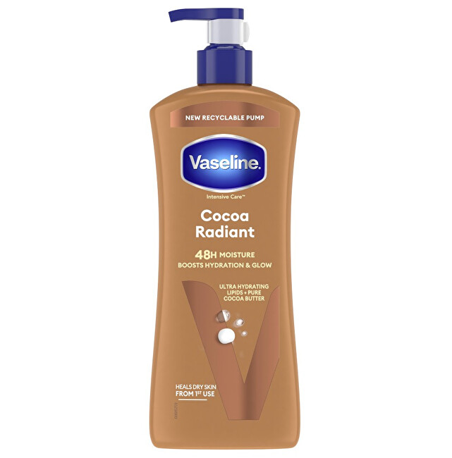 Vaseline Vaseline body lotion Cocoa Radiant pump 600ml 600ml Moterims Vaseline Vaseline body lotion Cocoa Radiant pump 600ml 600ml Moterims