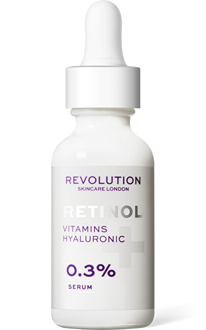 Revolution Skincare Skin serum 0.3% Retinol with Vitamins & Hyaluronic Acid 30 ml 30ml vietinės priežiūros priemonė