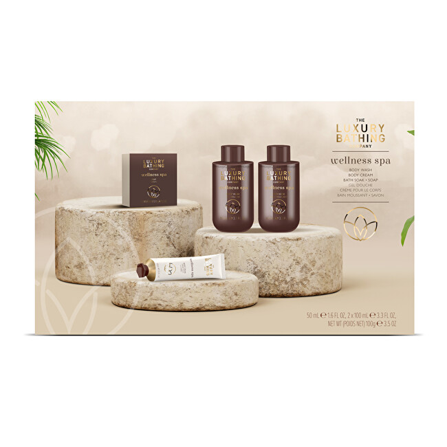 Grace Cole Wellness Spa body care gift set 4 pcs Vonios ir du&scaron;o priemonė Moterims