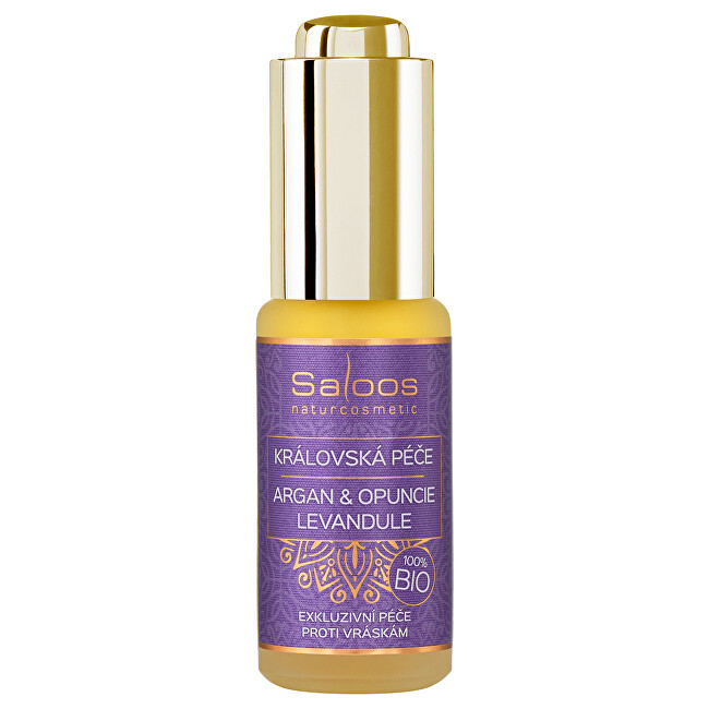 Saloos Skin oil with anti-aging effects Argan & Prickly Pear - Lavender 20 ml 20ml Moterims