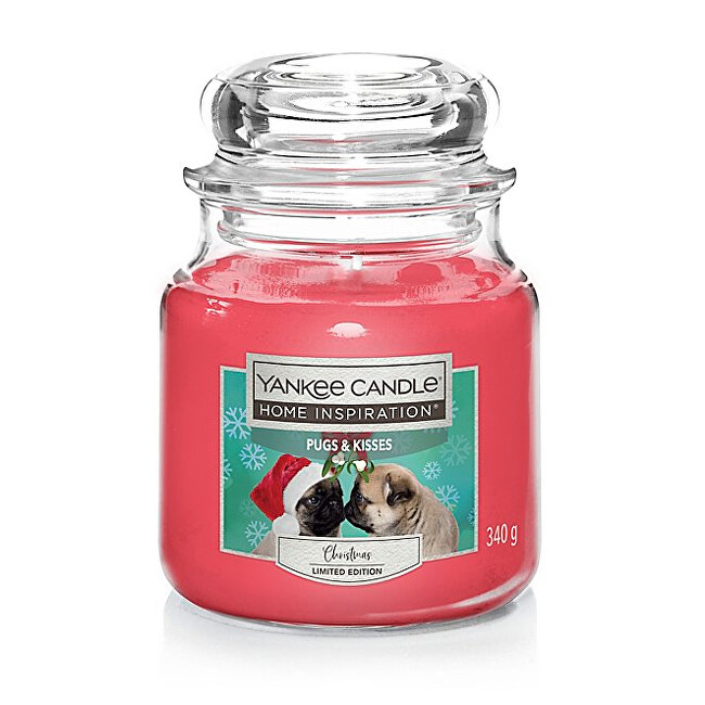 Yankee Candle Aromatic candle Home Inspiration medium Pugs & Kisses 340 g Unisex