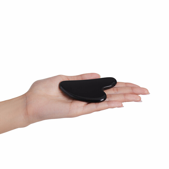 PlumBeauty Gua Sha Stone Obsidian (Sculpting Stone) kosmetinis prietaisas