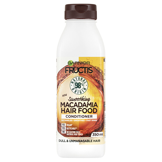 Garnier Fructis Hair Food Smoothing Conditioner ( Macadamia Smooth ing Conditioner) 350 ml 350ml Moterims