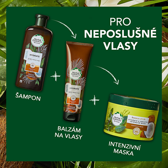 Herbal Essences Coconut Milk Moisturizing Balm ( Hydrate Conditioner) 275ml plaukų balzamas