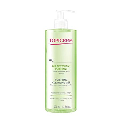 Topicrem (Purifying Cleansing Gel) AC (Purifying Cleansing Gel) 400ml Unisex