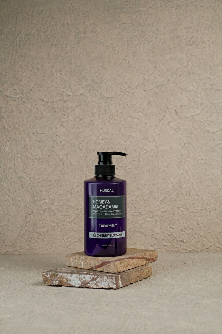 KUNDAL Hydrointensive Protein Hair Treatment Honey & Macadamia Cherry Blossom (Treatment) 500ml &scaron;ampūnas