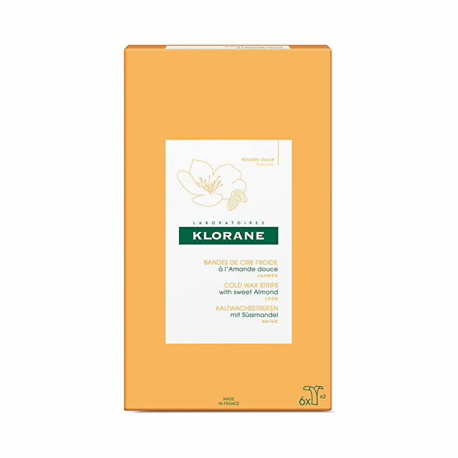 Klorane Cold wax strips for legs (Cold Wax Strips) 6 pcs Moterims