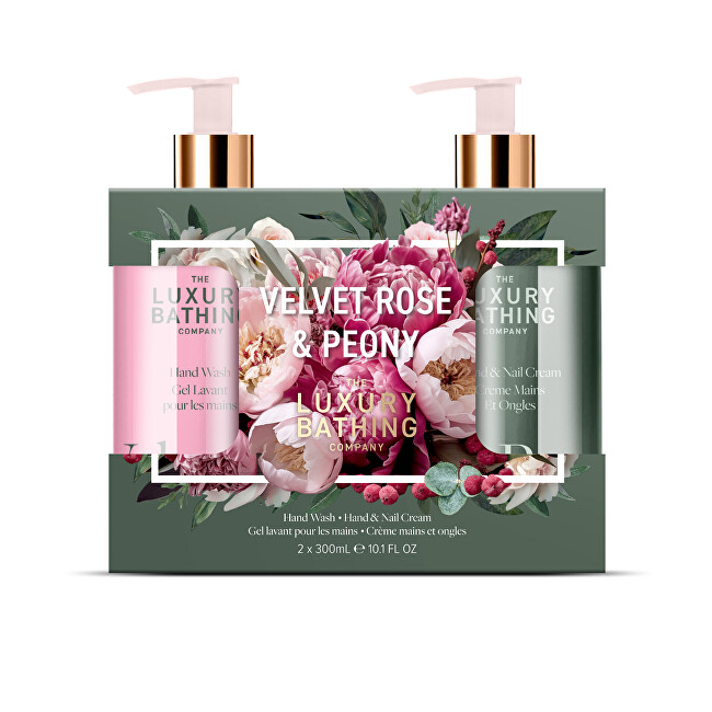 Grace Cole Rose & Peony Hand Care Set ( Růže & Pivoňka ) - D&aacute;rkov&aacute; sada pro p&eacute;či o ruce Vonios ir du&scaron;o priemonė Moterims