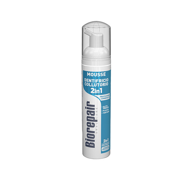 Biorepair Dental foam 2in1 Combined Protection Mousse 75 ml 75ml dantų skalavimo skystis