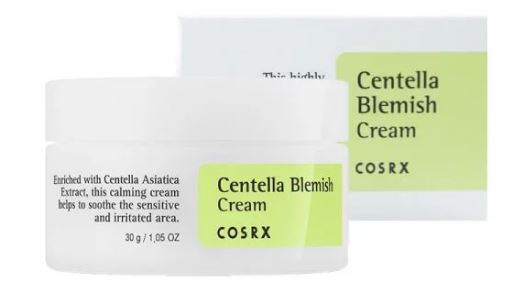 COSRX Soothing skin cream Centella Blemish (Cream) 30 g vietinės priežiūros priemonė