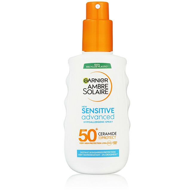 Garnier Protective spray for sensitive skin SPF 50+ Sensitiv e Advanced ( Hypoallergenic Spray) 150 ml 150ml Unisex