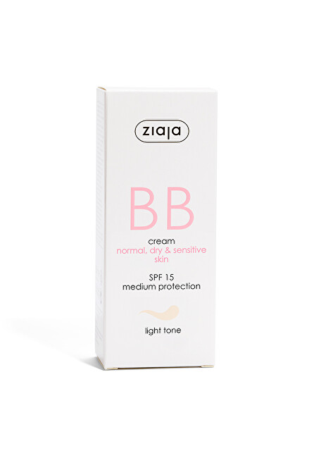 Ziaja norm&aacute;ln&iacute;, such&aacute;, citliv&aacute; ple? - ton sv?tl&yacute; SPF15 50ml 50ml makiažo pagrindas