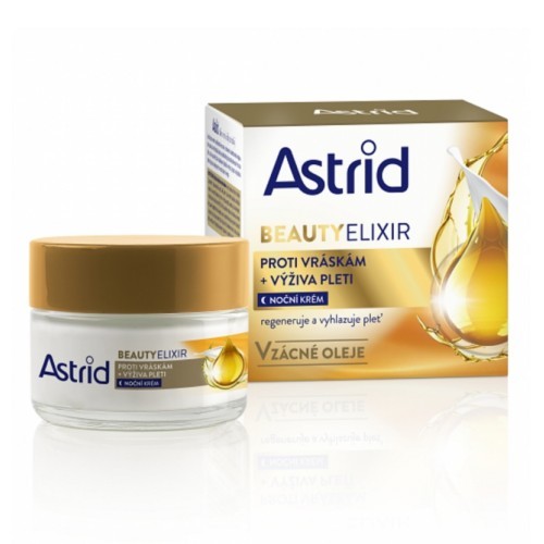 Astrid Nourishing Night Cream Anti-Wrinkle Beauty Elixir 50 ml 50ml Moterims
