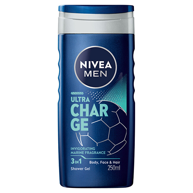 Nivea Shower gel for men Ultra Charge (Shower Gel) 250 ml 250ml Vyrams